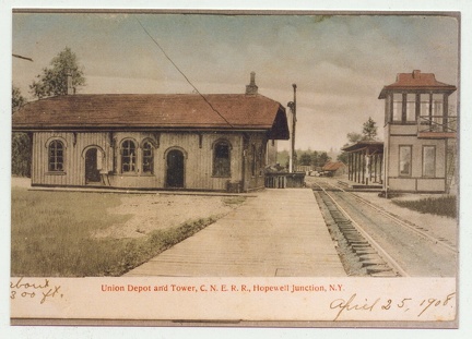 1908 Post Card of Hopewell Depot