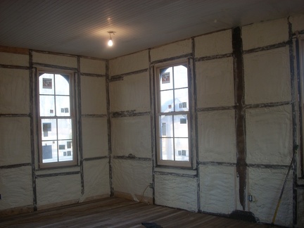 2012-2-14 Freshly insulated walls. 