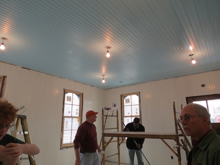 2012-3-3 Freshly painted ceiling