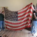 2012-3-30 Hanging American Flag