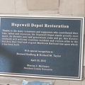 2012 Commemoration Plaque Presented on Opening Day