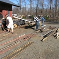 2011-2-21 Team is Preparing Boards and Battens for the Exterior