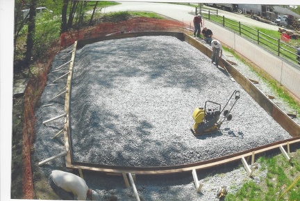 2018-1 Pavilion Prepping for Footings