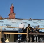 2011-P Installing Slate Roof on East Side