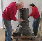 2013 Cleaning Brushing Potbelly Stove