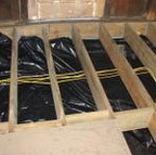 2012-1-11 Vapor barrier under the reception center floor