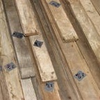 2011-2-11 Visitor center floor boards sorted by width.