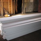 2011-9 New beadboard for the inside walls.