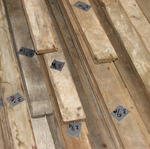 20112 Visitor center floor boards sorted by width..JPG