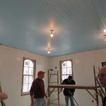 130312 The visitor center now has white walls and a sky blue ceiling.JPG